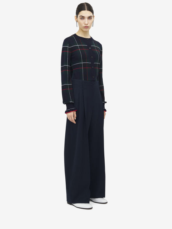 ALEXANDER MCQUEEN - Wide Leg Tailored Trousers - Item 833879QJACH